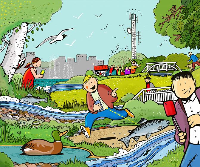 Hupisaarten urbaanit purot -kuva