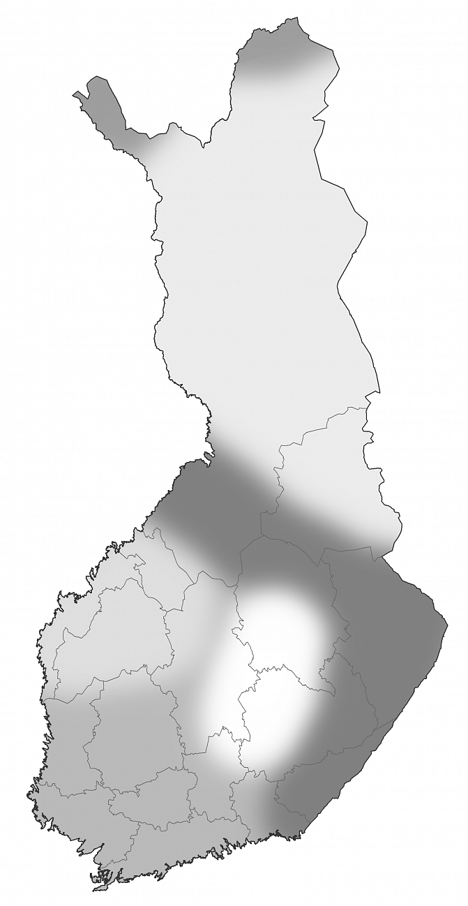 Oulusta Itä-Suomeen ulottuvalla vyöhykkeellä myyräkannat ovat runsastumassa kohti huippua syksyksi 2022. Läntisimmissä Pohjanmaan maakunnissa myyräkannat olivat huipussaan syksyllä 2021 ja ovat nyt romahtaneet. Lounais- ja keskisessä Suomessa sekä Metsä-Lapissa myyriä on niukasti. Ylä-Lapissa myyräkannat ovat runsastumassa kohti huippua 2023.