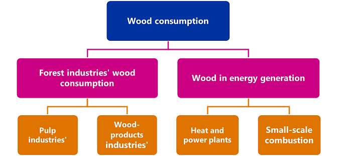 Structure of wood consumption statistics