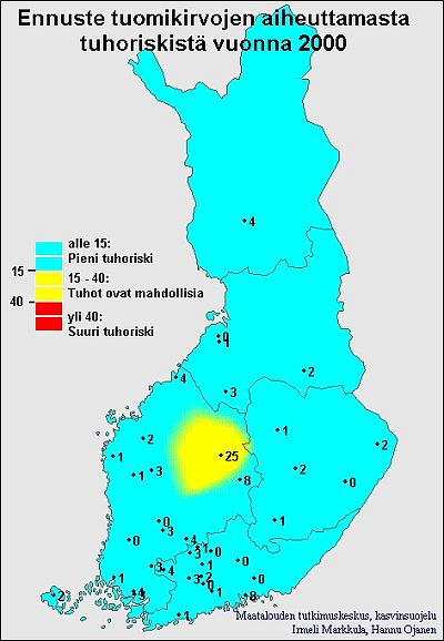 Tuomikirvaennuste 2000
