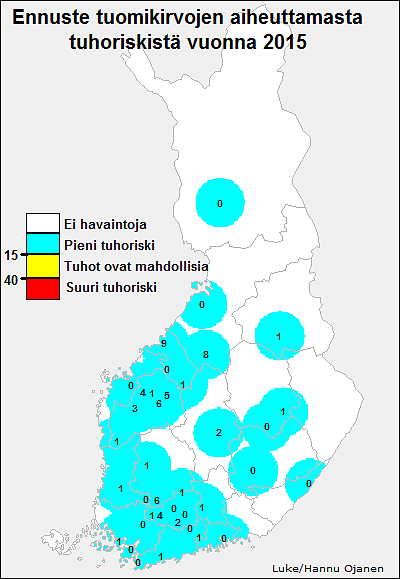 Tuomikirvaennuste 2015