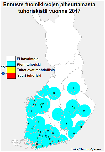Tuomikirvaennuste 2017