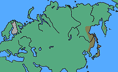 Picea jezoënsis - levinneisyyskartta