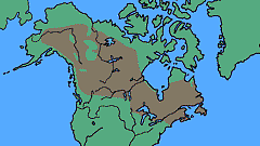 Picea mariana - levinneisyyskartta