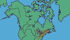 Tsuga canadensis - levinneisyyskartta