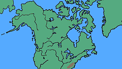 Tsuga caroliniana - levinneisyyskartta