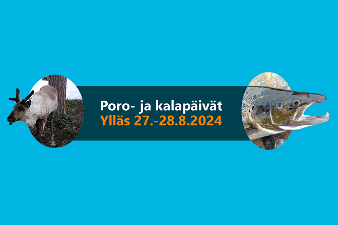 Poro- ja kalapäivät 2024 banneri
