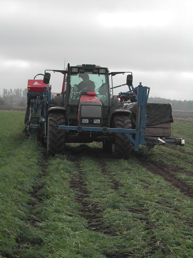 Upptagning med den enradiga upptagaren Asa-Lift