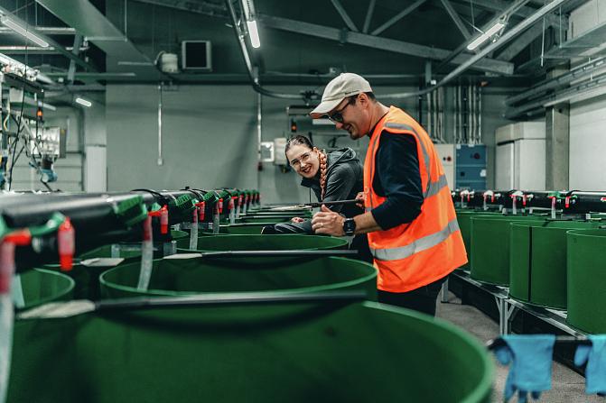 Laukaa, kiertovesikasvatuksen infrastruktuuri