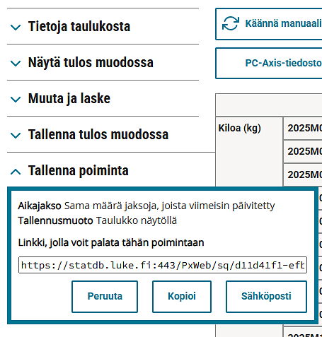 Kuva linkin latauksesta