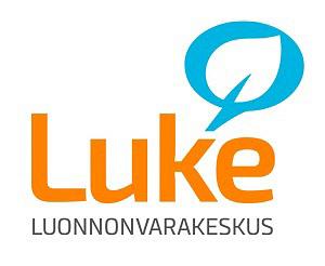 Luonnonvarakeskuksen logo. 