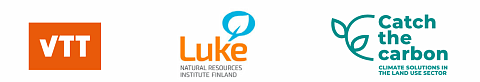 VTT:n, Luken ja Nappaa hiilestä kiinni -logot