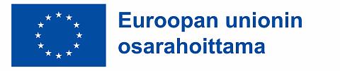 Euroopan unionin osarahoittama -logo. 