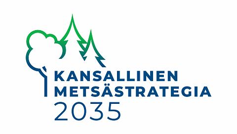 Kansallisen metsästrategian 2035 logo