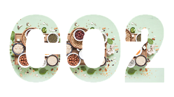 Hiilijalanjälki hankkeen CO2 -logo