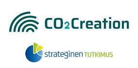 CO2Creation-hankkeen ja STN:n logot yhdessä