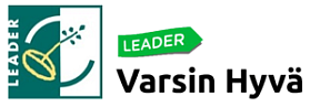 Leader Varsin hyvä -logo