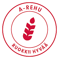A-rehu ruokkii hyvää -logo