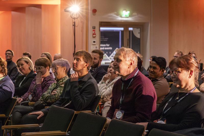 BioKokkola-tapahtuman yleisöä