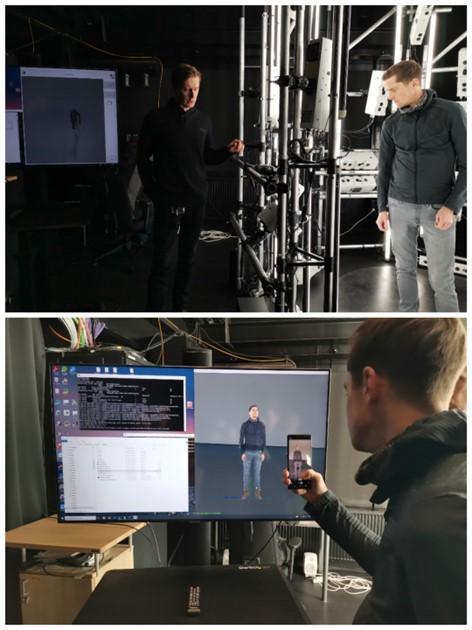 CIVIT and an example of volumetric capture.