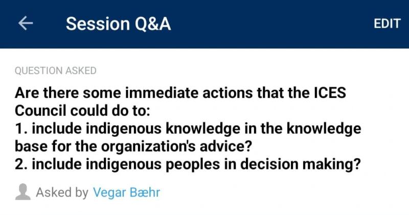 Questions asked by advisor Vegar Bæhr from the Norwegian Sámi Parliament that sparked an interesting discussion