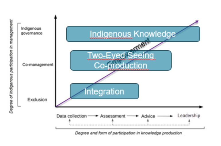Model to analyze empowerment of Indigenous participation in fisheries governance