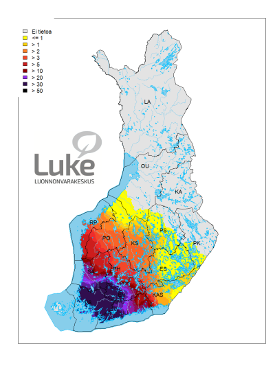 Valkohäntäpeuroja on eniten Lounais-Suomessa, arvio vuodelta 2022