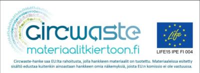 Circwaste - Materiaalit kiertoon logo