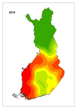 Suden levinneisyys 2018